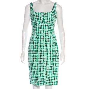Calvin Klein Green Polka Dot Dress